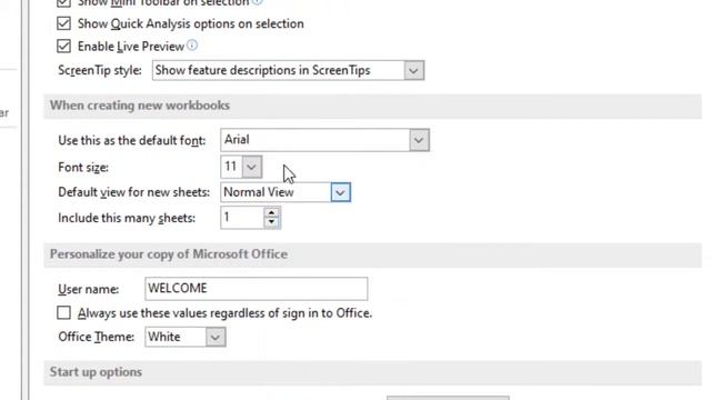 How to Change the Default Font and Size in Excel 2020 смотреть онлайн