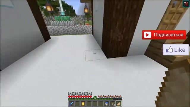 ВЫЖИВАНИЕ построил ДЕРЕВНЮ в стиле ХАЙ-ТЕК в Minecraft смотреть онлайн