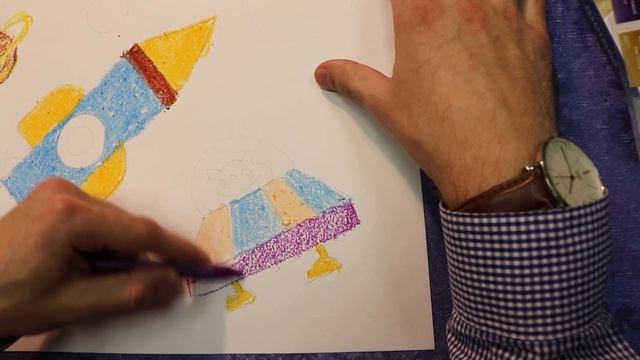 Занятие по ИЗО "Космическое путешествие" смотреть онлайн