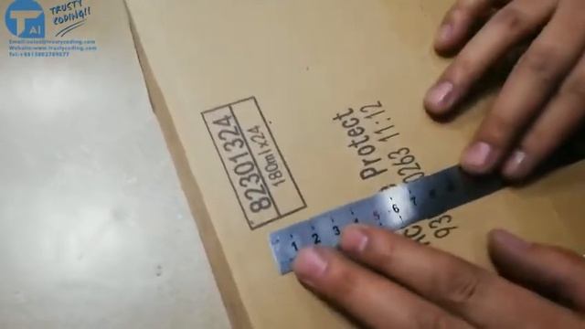 32 double heads 50.8 mm high portable printer on carton box смотреть онлайн