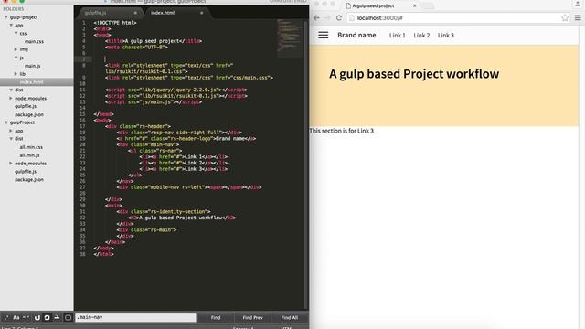 Optimize web development workflow Part3: Auto concat-minify using useref смотреть онлайн