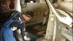 Газель. Замена порогов, подножек(сварка,грунтование и т.д)ПРОДОЛЖЕНИЕ