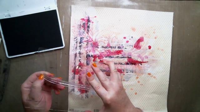 Mixed Media Layout for Flying Unicorn August Kit- with Keren Tamir смотреть онлайн