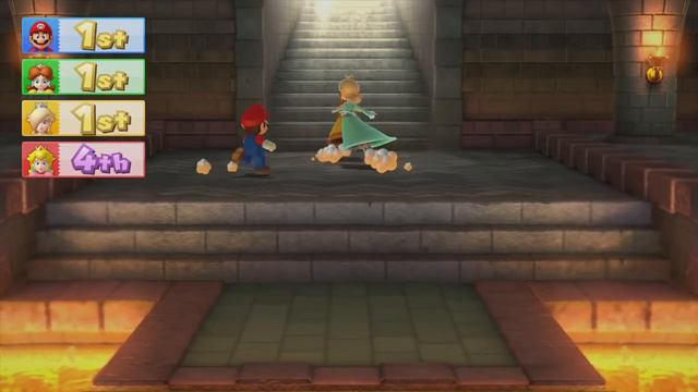 Mario Party 10 MiniGames - Mario Vs Peach Vs Daisy Vs Rosalina (Master Cpu)