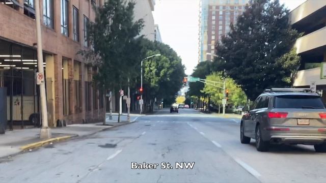 Atlanta - Georgia - 4K Downtown Drive