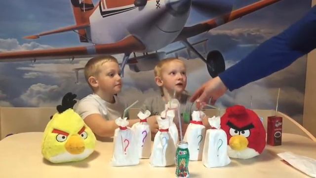 Angry Birds и КОКТЕЙЛЬНЫЙ ЧЕЛЛЕНДЖ. смотреть онлайн