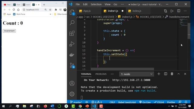 React Bangla Tutorial 24 : React Hooks | useState hook смотреть онлайн