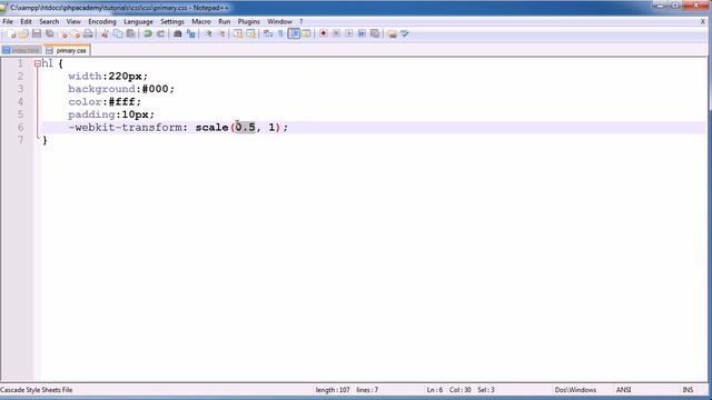44 CSS CSS3 Tutorials 2D Transformations Part 4 4 смотреть онлайн