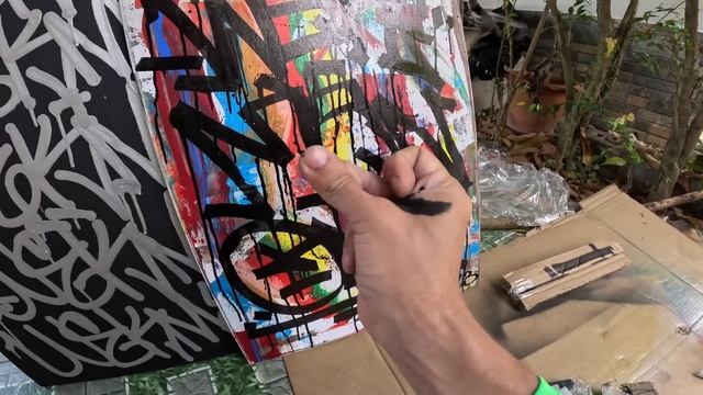 Graffiti Patrol PART96. Lifestyle. Illegal Canvas Exhibition In Phuket