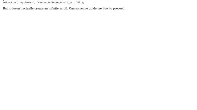 Wordpress: Wordpress Infinite Scroll without using any plugin смотреть онлайн