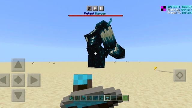Mutant Warden ADDON in Minecraft PE смотреть онлайн