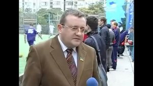 Мяч в голову во время интервью