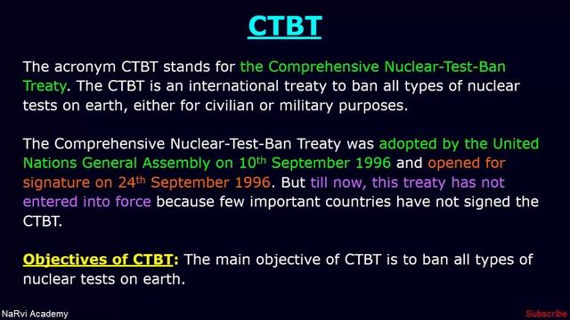 CTBT (Comprehensive Nuclear-Test-Ban Treaty) | International Treaties смотреть онлайн