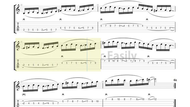 Legato Exercise: Exercise 10 - Hammer on & Pull off// F# Locrian (Joe Satriani) смотреть онлайн