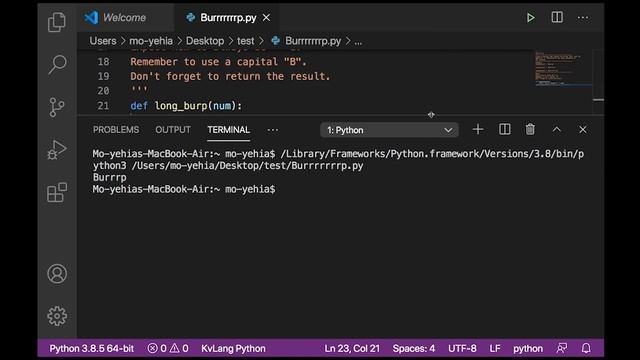 PYTHON Challenge #6 | Repeat String in Python смотреть онлайн