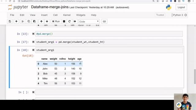 Pandas in Python|Merge Dataframes|Data Analysis using python смотреть онлайн