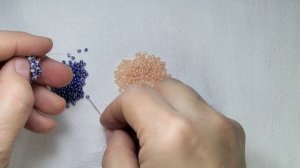 Бусина из Бисера и Кристаллов