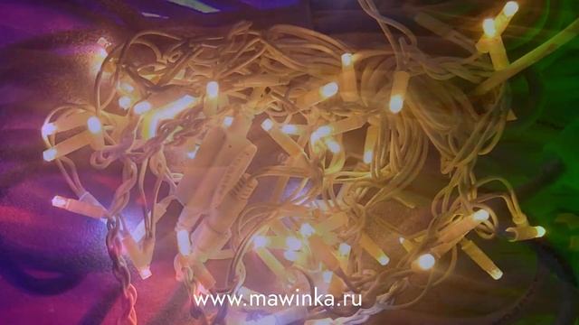 Гирлянда нить на белом проводе смотреть онлайн