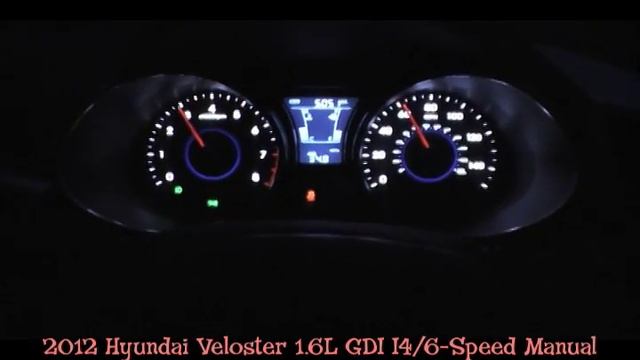 2012 Hyundai Veloster 0-60 MPH