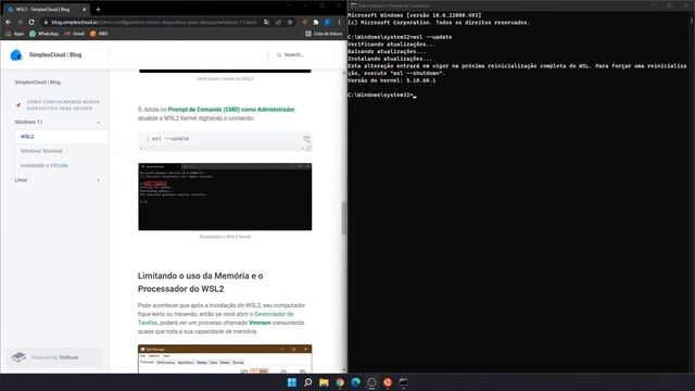 WSL2 - Instalação e Configuração no Windows 11 смотреть онлайн