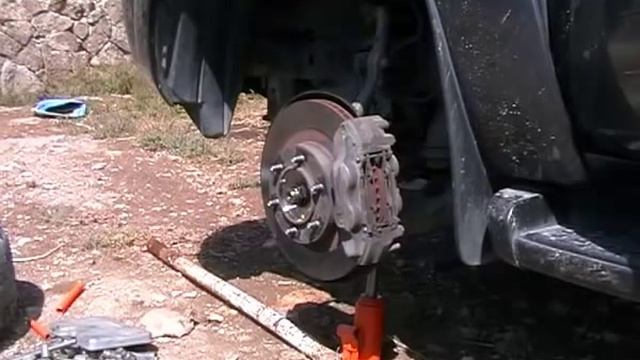 Wheel Bearing Replacement TOYOTA 4runner,GX470/Замена подшипника ступицы TOYOTA 4RUNNER