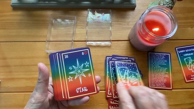 A Lenormand deck with non-gender people cards, extra Man and Lady cards, a cat card, and more! смотреть онлайн