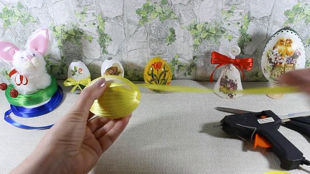 Дизайн атласными лентами/ Пасхальное яйцо/Поделки и подарки своими руками смотреть онлайн