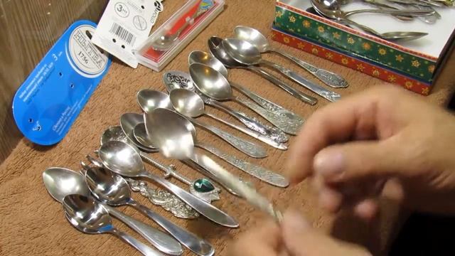 Моя коллекция чайных ложек My teaspoons collection смотреть онлайн