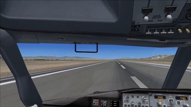 FSX - Las Vegas to Area 51 Janet Flight + UFO at Groom Lake смотреть онлайн