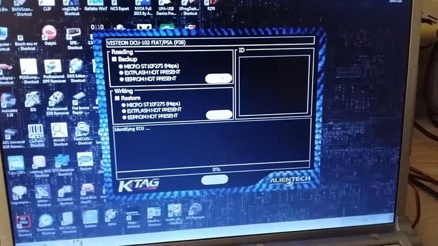 Visteon DCU-102 Read With Ktag