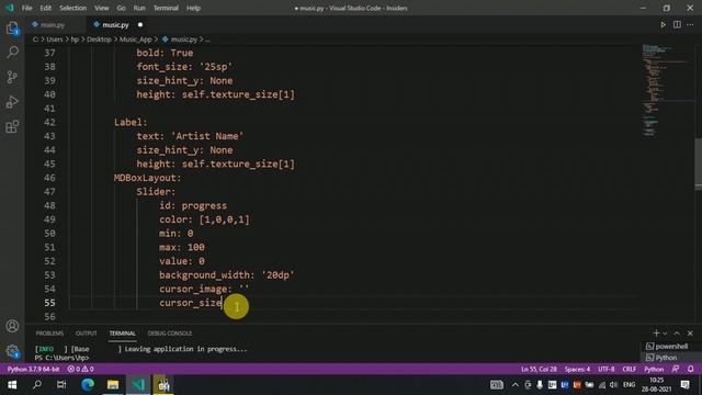KivyMD Project Music Player UI design with KivyMD/Kivy in Python #3(Part) смотреть онлайн