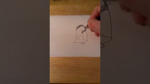 как нарисовать пингвина смотреть онлайн