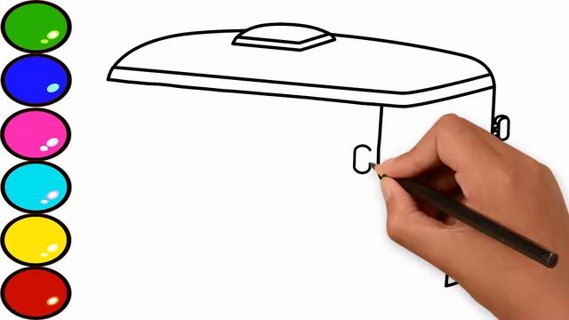 OTOBÜS-MİNİBÜS NASIL ÇİZİLİR - Kolay Çizim Ve Boyama Videoları