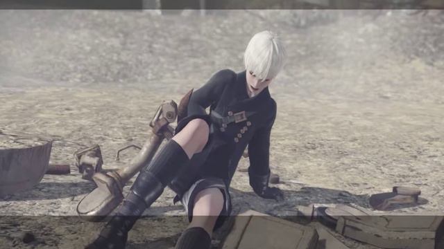 NieR : Automata | 9S Part vs Eve | Fight Sub Esp/English game. смотреть онлайн