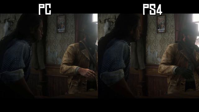 Red Dead Redemption 2 PC Vs Console Comparison (RDR2 PC Vs PS4 Gameplay)
