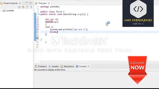 Java programming tutorial 11 Switch statement смотреть онлайн