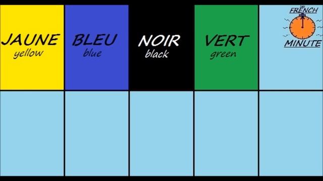 Learn French with Jublie2 - French Colors @The French Minute смотреть онлайн