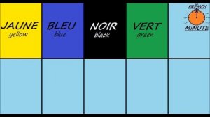 Learn French with Jublie2 - French Colors @The French Minute