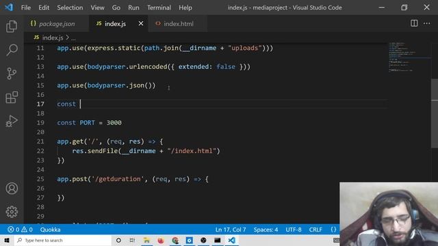 Node.js Express FFMPEG FFprobe Tutorial to Get Duration of Video File in Seconds Using EJS Template смотреть онлайн