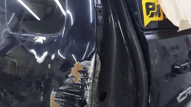 Honda CR-V восстановление тотального крыла, часть 1 (рихтовка) смотреть онлайн