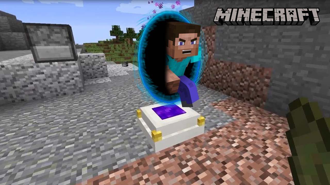 Простой телепорт в Майнкрафт | Видео обзор мода Simple Teleporters смотреть онлайн