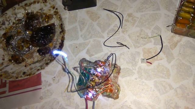 Мини блок генератор маркса для шокера на индуктивностях пробой 1.5см  3.7в