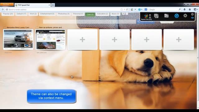 FireFox - How to change Themes in FVD Speed Dial смотреть онлайн