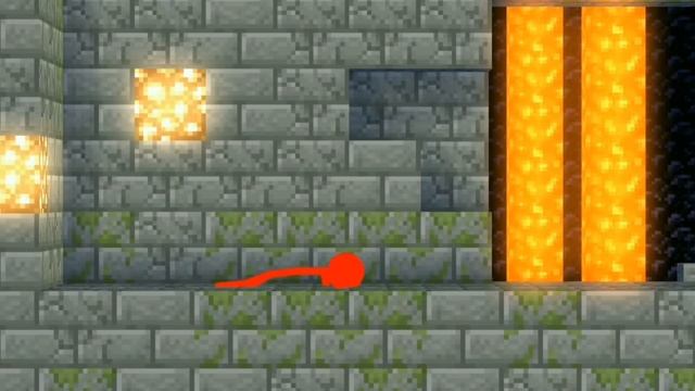 Stickman Vs Minecraft Animation - INVENTORY BATTLE Stickman Fight
