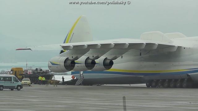 Antonov Design Bureau Antonov An-225 Mriya at Leoš Janáček Airport Ostrava LKMT смотреть онлайн