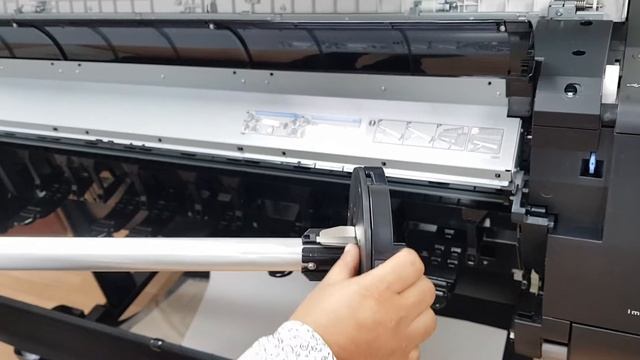 How to insert paper in plotter Canon TX 4000 En смотреть онлайн