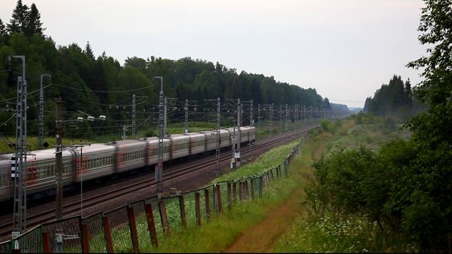 [RZD] ChS7-029, Adler - Saint-Petersburg, 138 km/h / ЧС7-029, 138 км/ч смотреть онлайн