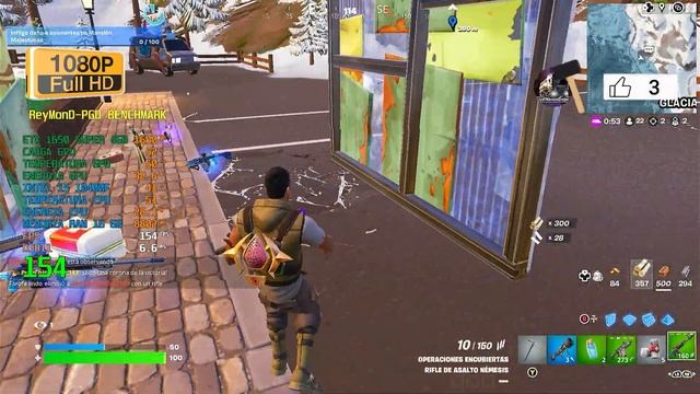 ?Fortnite C5 T1 | PALIT GTX 1650 SUPER 4 GB | Gráficos Rendimiento | 1080P | 20 % Genial !!!? смотреть онлайн
