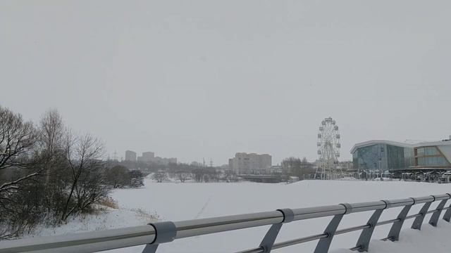 Набережная Свияги у Аквамола. смотреть онлайн