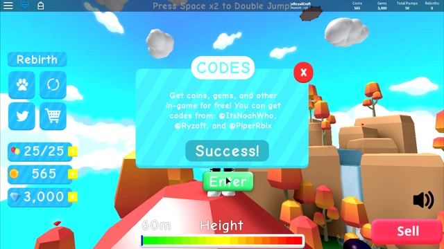 6 NEW CODES IN ?BALLOON SIMULATOR?!!!??? ( ROBLOX ) смотреть онлайн